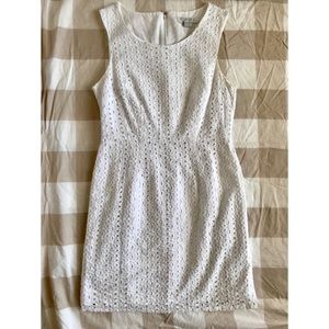 White FloralEmbroidery Angle Forever 21 Dress